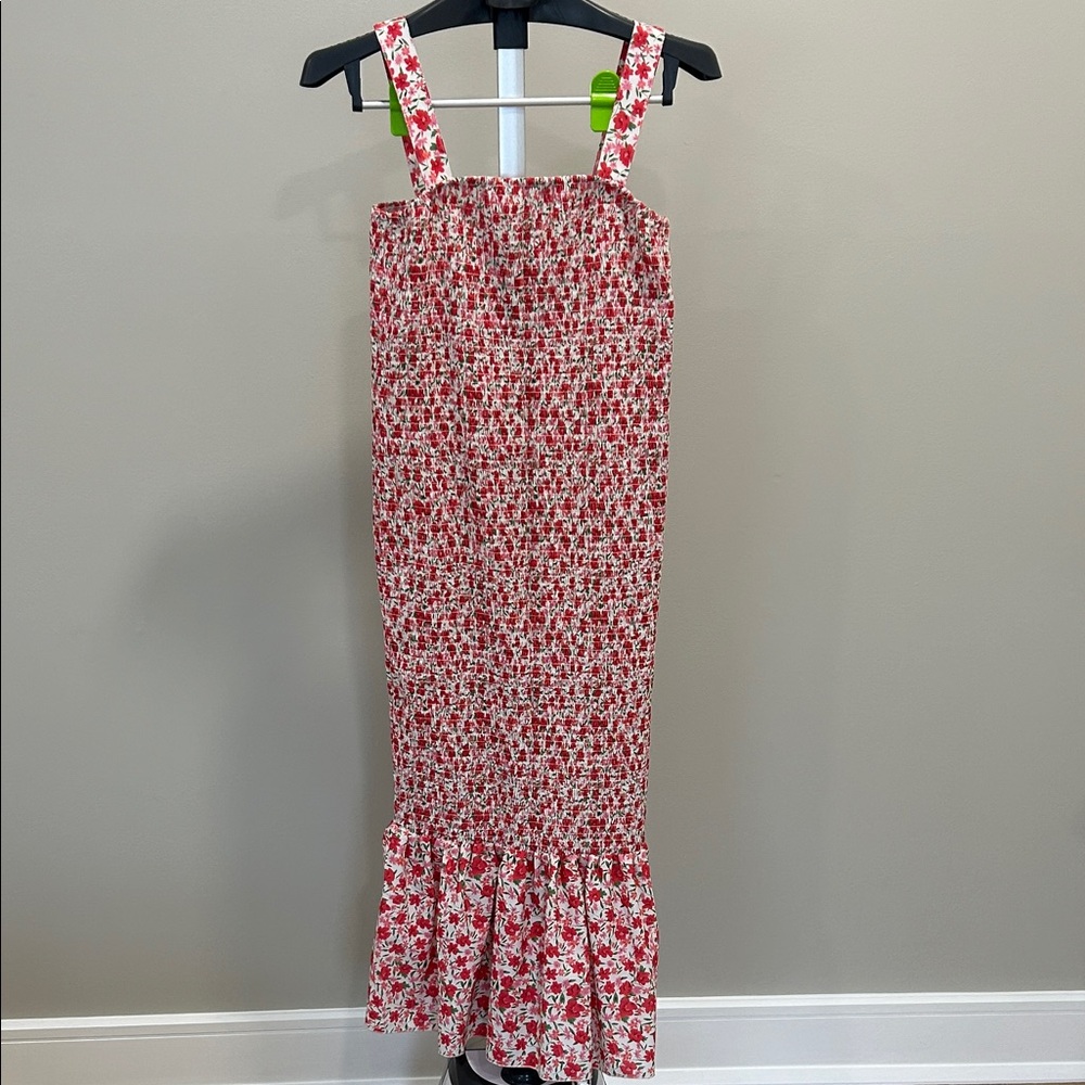 Amazon Red Floral Kids Dress